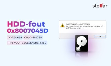 Hoe HDD-Fout 0x8007045D op te Oplossen: Oorzaken, Oplossingen en Tips voor Gegevensherstel