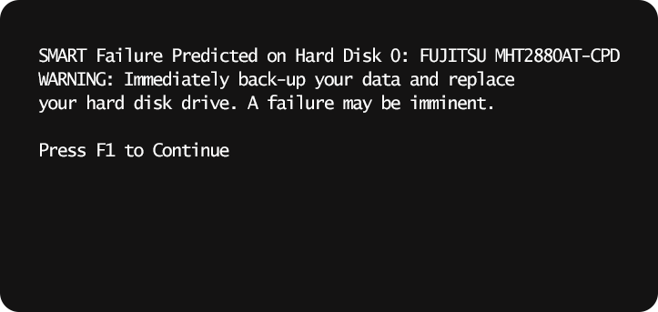 SMART-fout op harde schijf
