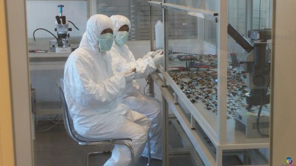 De 'clean room' in het lab van Stellar Data Recovery